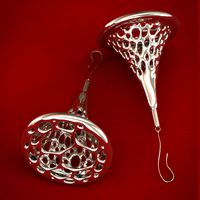 Voronoi Earrings | 3D
