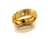 Wolf Ring G18-123 | 3D