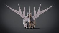 RX-0 Unicorn Gundam 02 Banshee Norn Head | 3D