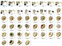 Collection- Bulk Rings-0047-3dm with stones-43 Files | 3D