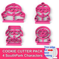 COOKIE CUTTER PACK 4 SouthPark Characters | 3D