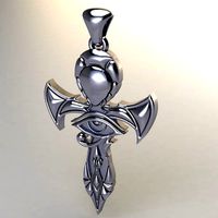 Annk Cross and Horus Eye | 3D