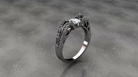 engagement ring | 3D