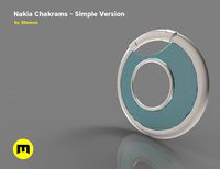 Nakia Chakrams simple version | 3D