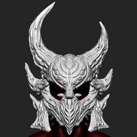 Daedric Skyrim Helmet STL Costume Cosplay | 3D