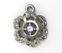 Pendant Flowers STL | 3D