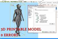 Beautiful girl in nightie | 3D