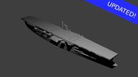 Japanese Aircraft Carrier Akagi | 3D