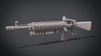 Assualt Rifle based on Fal | 3D
