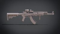 Modern AK Sopmod | 3D