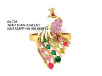 729 Peacock Ring | 3D