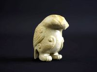 Chinese ancient jade carving eagle eating snake | 3D