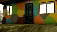 small graffiti house