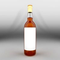 Brandy Long Neck Bottle