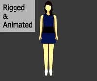 Low-poly Girl