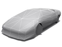 Lamborghini Diablo Base 3D Model