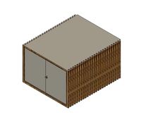 Modern Shed Workshop Building | 3D