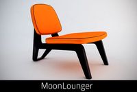 Moonlounger Chair 3D Model