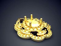 Pendant With Diamonds P11 | 3D