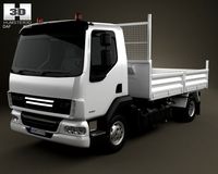 DAF LF Dropside Tipper 2011 3D Model