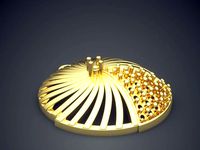 Pendant ZA-PN-3243 | 3D