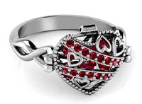 Heart Locket Ring | 3D