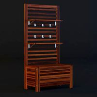 Applaro Bench Panel And Shelves