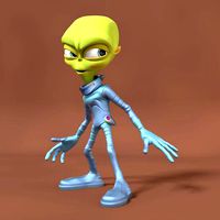 Cartoon Alien