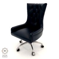 3D Modern Office Chair 5 - Itaca Rugiano model