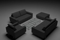 Grey Sofa Set