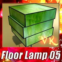 Modern Floor Lamp 05 Encaixe 3D Model
