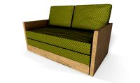 Wooden 2 Seater Couch-Sofa