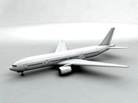 Boeing 777 Airliner - Generic White