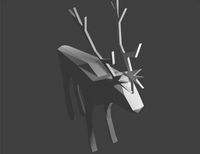 Low-poly Deer