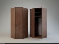 Furniture Wardrobe 45 deg 3D Model