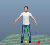BOY charcter obj fbx mb ma texture material cloths uvunwrapping