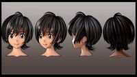 Mikki Hairstyle 3D