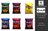Doritos Potato Chips Photo realistic Low poly 3D model
