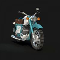 Motorcycle IZH Jupiter 3 3D Model
