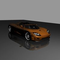 Koenigsegg CCR Convertable 3D Model