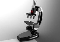 School Microscope 3D Model