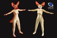 Anthropomorphic Fennec Fox Base Model