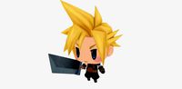 Cloud from World of Final Fantasy