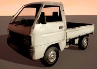 Low poly van