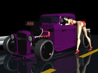 Ford Hot Rod 3D Model