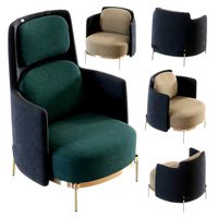 Minotti Tape Armchairs
