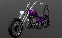 Indian Chopper Custom Motorcycle 3D Model