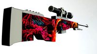 HYPERBEAST AWP SNIPER RIFFLE   Low Poly