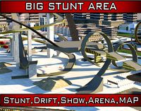 Stunt Arena Car Show Area
