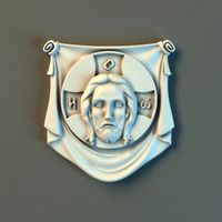 The Holy Face base relief 3D Model